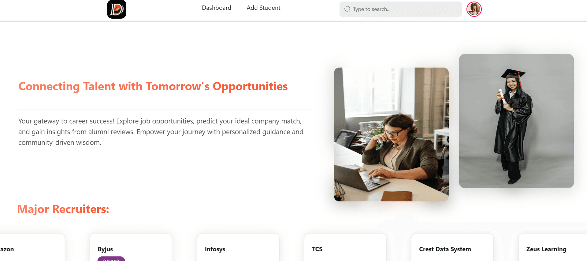 Placement Recommendation screenshot